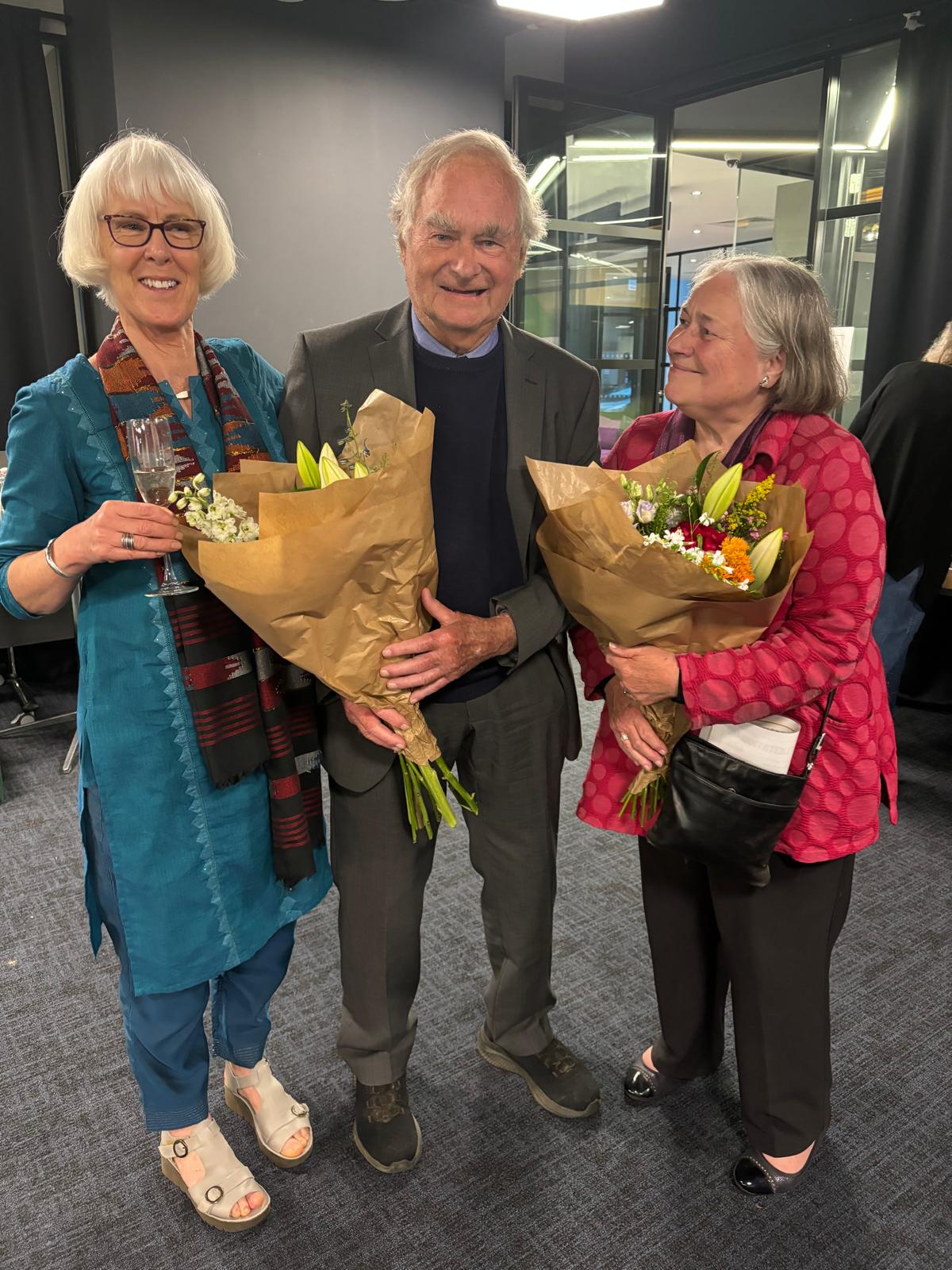 Philippa, Malcolm and Uschi
